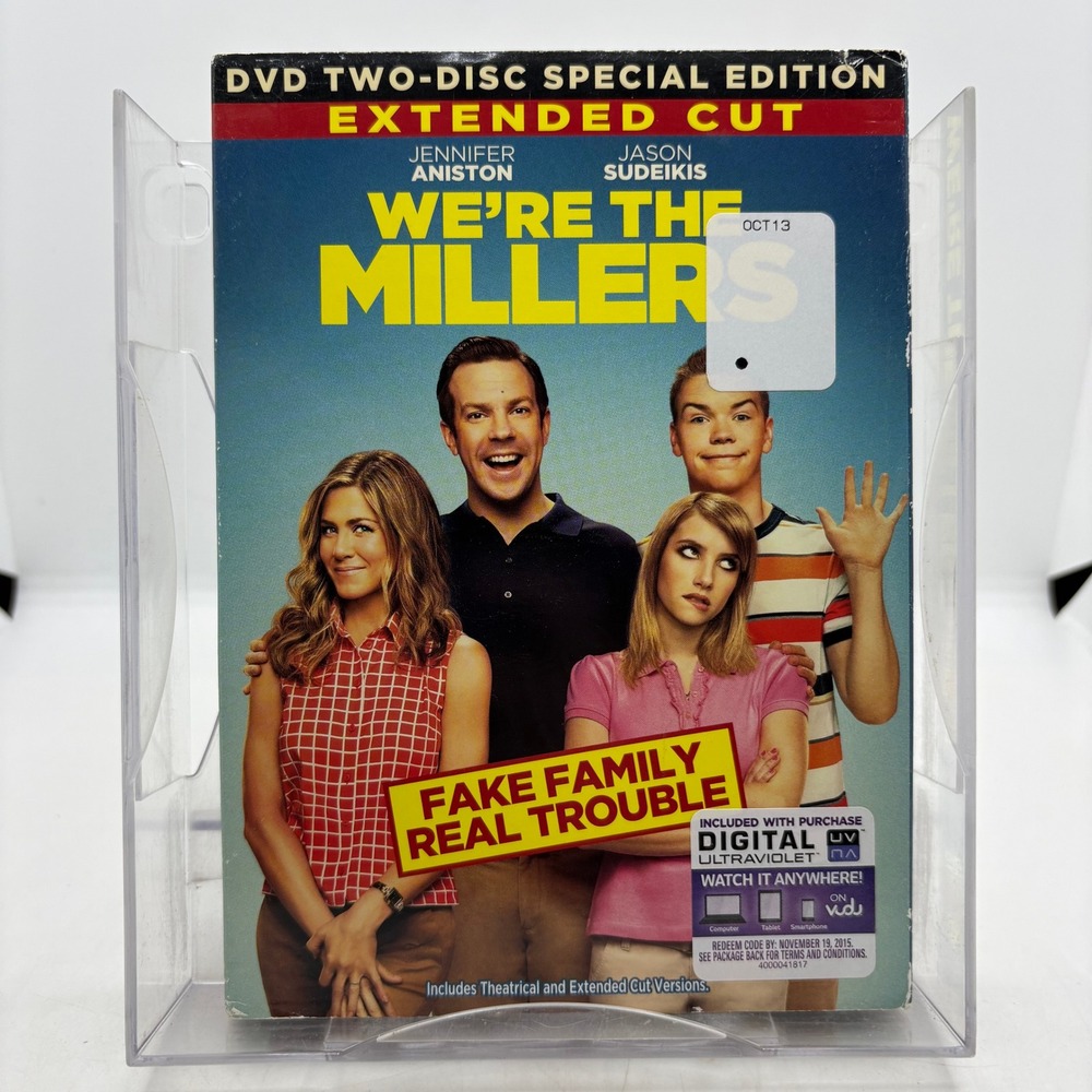 We're The Millers DVD Two-Disc Special Edition Extended Cut Jennifer Aniston